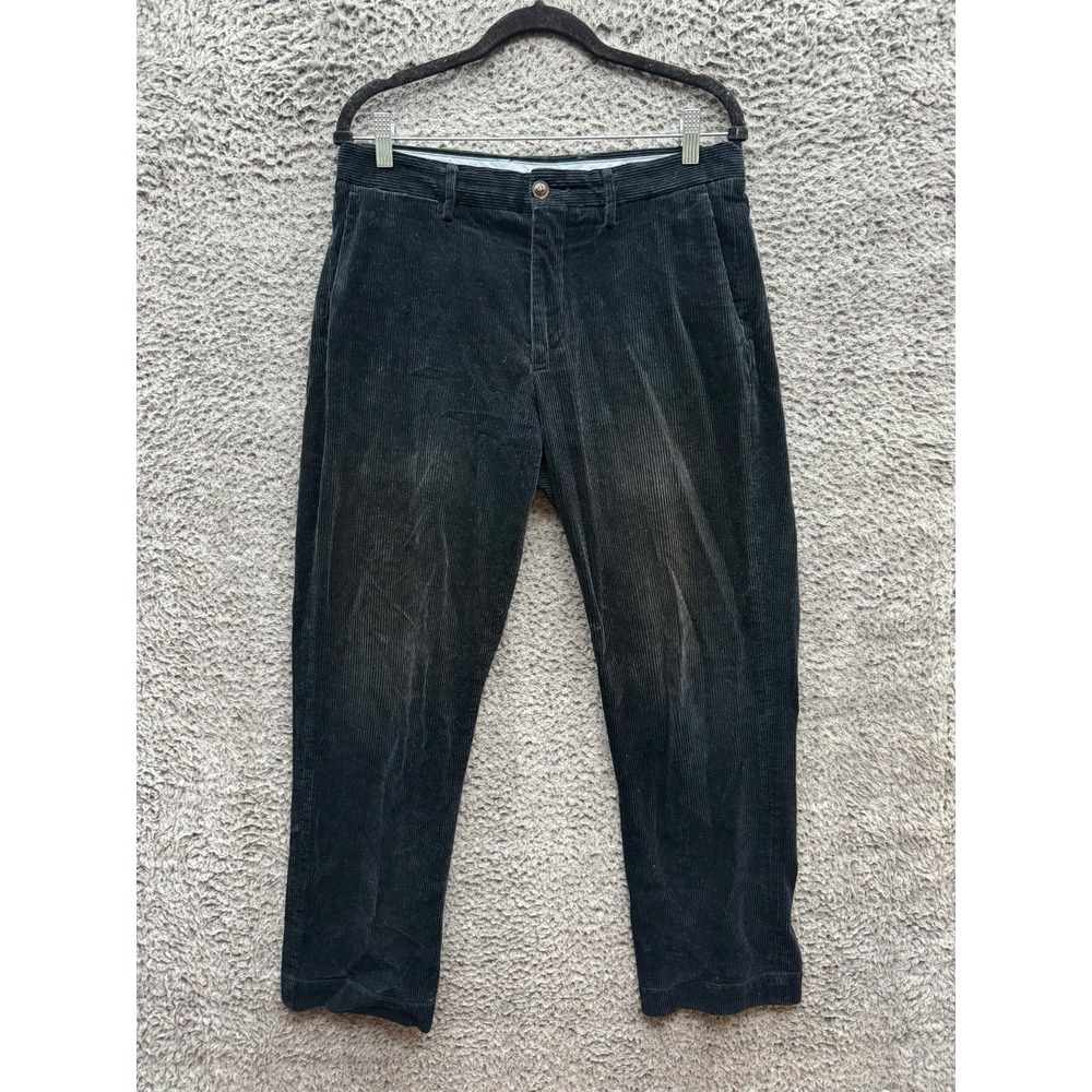 Polo Ralph Lauren Corduroy Stretch Classic Fit Pants Black Mens Size 30 x 30
